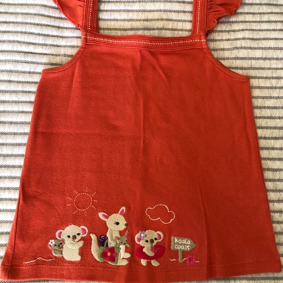 Girls Gymboree Surf Adventure Top & Shorts Outfit - Picture 2 of 5